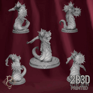 3D render of Queen’s Guard Armored full miniature set from the Queen Zyiara Kickstarter, showing the heavily-armored Myrmidon warriors.