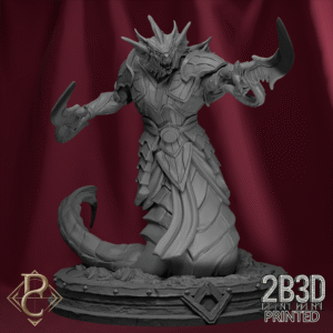 3D render of Queen’s Guard Armored Champion on base from the Queen Zyiara Kickstarter.