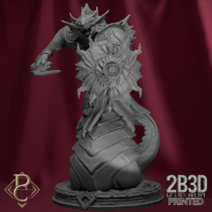3D render of Queen’s Guard Armored 3 on base from the Queen Zyiara Kickstarter.