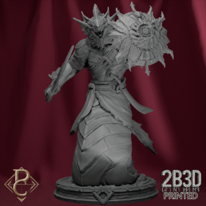 3D render of Queen’s Guard Armored 4 on base from the Queen Zyiara Kickstarter.