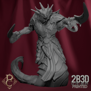 3D render of Queen’s Guard Armored Champion without base from the Queen Zyiara Kickstarter.