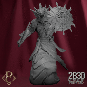 3D render of Queen’s Guard Armored 4 without base from the Queen Zyiara Kickstarter.