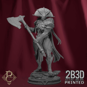 Aruges the Cursed towering bone-armored knight 360º turntable gif