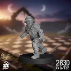 Chess Knight Lineman 06